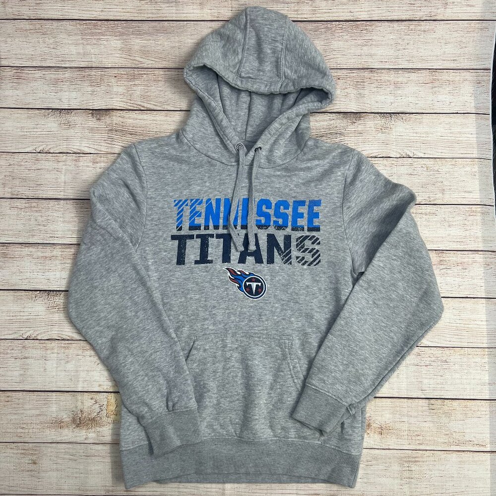 Tennessee Titans‎ NFL Hoodie Mens Small Gray Pullover Fanatics Football